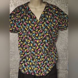 Uniform City Holiday Scrubs Women's small